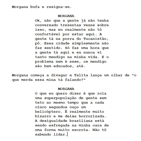trecho do roteiro